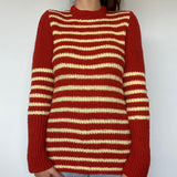 Orange/Yellow Stripped Knit