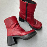 Vintage 1990's Sketchers Burgundy Boots