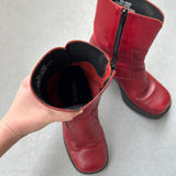 Vintage 1990's Sketchers Burgundy Boots