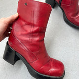 Vintage 1990's Sketchers Burgundy Boots