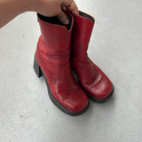 Vintage 1990's Sketchers Burgundy Boots