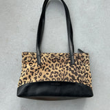 Leopard Print Leather Bag
