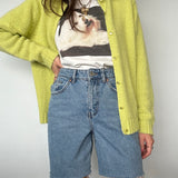 Vintage Ripped Jean Shorts