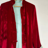 Velvet Long Sleeve Duster