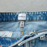 Calvin Klein Patched Denim Skirt