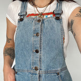 90's Denim Overall Dress