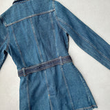 90's Denim Trench Coat