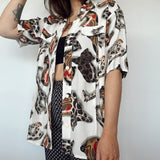 Jungle Cat/ Giraffe Button Up