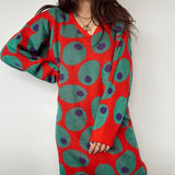 80's Olive Sweater Dress
