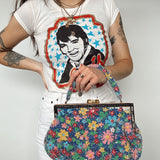 60's Vintage Beaded Floral Handbag