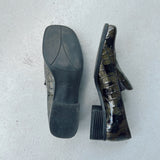 Crocodile Patent Leather Loafers