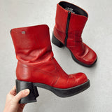 Vintage 1990's Sketchers Burgundy Boots