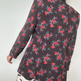 Vintage Polka dot Floral Blazer
