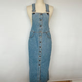 90's Denim Overall Dress