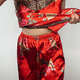 Vintage Floral/Leopard PJ Set