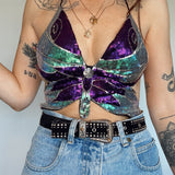 Sequin Butterfly Top