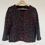 Beaded Heart Cardigan