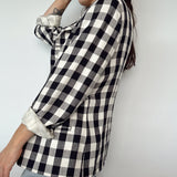 Vintage Gingham Blazer