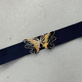 Vintage 80's Butterfly Stretchy Belt