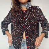 Beaded Heart Cardigan