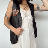 Genuine Leather Biker Vest