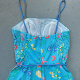 Vintage 1970's Swim Playsuit