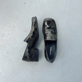 Crocodile Patent Leather Loafers