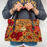 Vintage Chenille Carpet Bag
