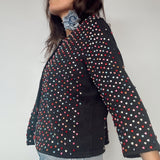 Beaded Heart Cardigan