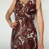 60's/70's Paisley Dress
