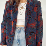 Vintage Paisley Blazer