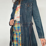 90's Denim Trench Coat