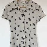 90's Floral Button Down Dress